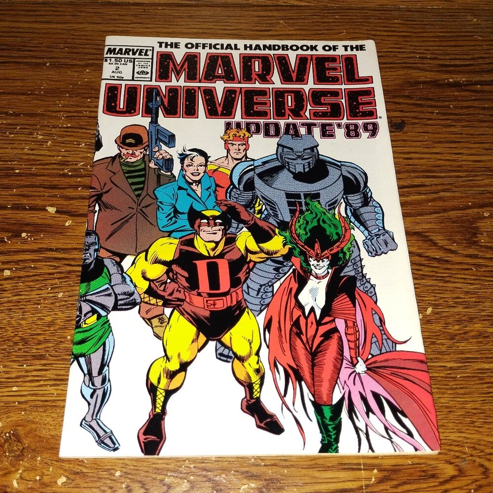 Official Handbook of Marvel Universe Update '89 #2 Champion of the Universe